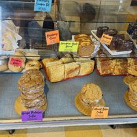 Sweets (labeled!)  at Angeline's Bakery and Cafe in Sisters