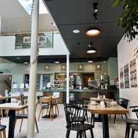 Inside seating in the cafe   at Birnam Arts in Dunkeld