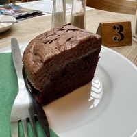 Vegan chocolate cake   at Birnam Arts in Dunkeld