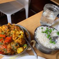 Tawa aloo gobi at Dhaba Indian Cuisine in New York City