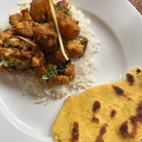 Cauliflower & potatoes   at Dhaba Indian Cuisine in New York City