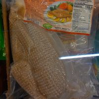 mock chicken at Lili Markt in Vienna