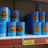 mock chicken & mock duck at Lili Markt in Vienna