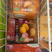 vegan mochi ice cream in different flavours at Lili Markt in Vienna