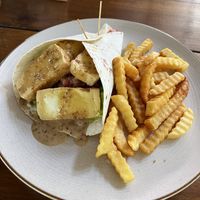 Veggie Wrap (ask for vegan option )  at Hideaway in Koh Lipe