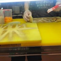 In the making... at Traditional Yeast Pancake in East Singapore