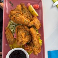 austernpilz „schnitzel"  at Ruderei in Hanau