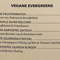 Vegane Auswahl auf der Speisekarte  at Ruderei in Hanau