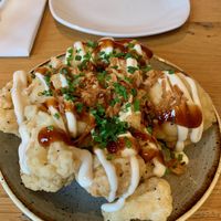 Bbq glazed cauliflower nuggets  at Hermitage Rd in Hitchin