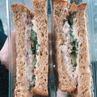 tu’nah sandwich!! so good!!!  at LHR - Starbucks - T5 in West London