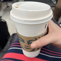 Decaf oat latte  at LHR - Starbucks - T5 in West London