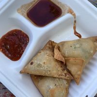 Samosas   at Apna Punjab in Hitchin