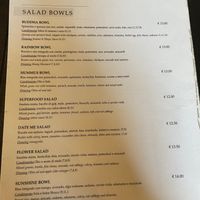 Menu  at Açai Sisters - Maybe closed in Rome