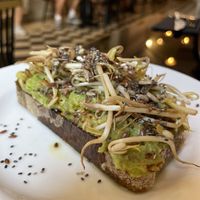 Spicy avocado toast  at Açai Sisters - Maybe closed in Rome