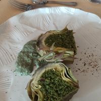 Carciofi ripieni at Elena Carmilla  in Rivarossa