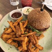 Hemp burger   at Upcafe in Split