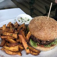 Hemp burger   at Upcafe in Split