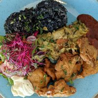 Oyster Mushroom Meal at Upcafe in Split