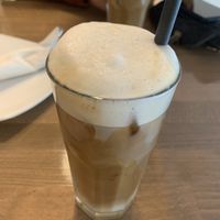 iced coffee with oat milk   at Upcafe in Split