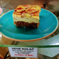 I kidnapped this cake this morning.  The ransom wasn't paid so it was eaten. 😉 Delicious! at Upcafe in Split