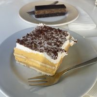 Vegan healthy daily cake - sweet potato - and unreal 😋  at Upcafe in Split