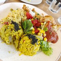 Oyster mushroom tempura  at Upcafe in Split