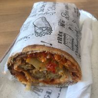 My sietan burrito at Upcafe in Split