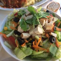 Salad with tofu at Upcafe in Split