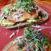 Talkeetna Toast at Flying Squirrel Bakery Cafe in Talkeetna