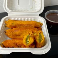 chili pakoras (takeout) at Pabla Indian Cuisine in Renton