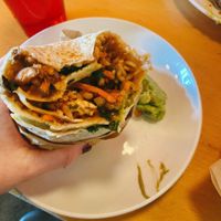 The el organico burrito at Cha! Cha! Cha! in Portland