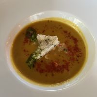 Coconut soup  at Lucky Leek in Berlin