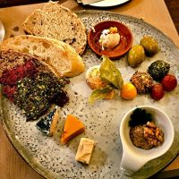 Cheese platter at Lucky Leek in Berlin