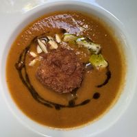 Ratatouille cream soup —recommended  at Lucky Leek in Berlin