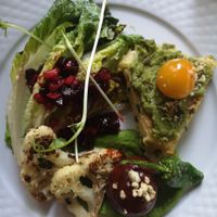 Main course at Lucky Leek in Berlin