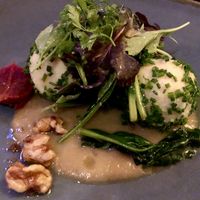 part of a menue at Lucky Leek in Berlin