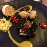 part of a menue at Lucky Leek in Berlin