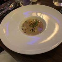 Peanut miso soup at Lucky Leek in Berlin