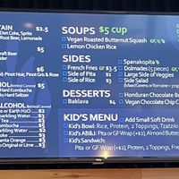 Menu at Kefi Fast Fresh Mediterranean in Bend