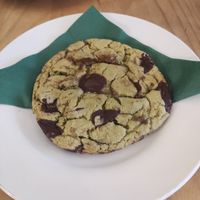 Mint choc cookie at The Monocle Cafe in Macclesfield