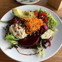 Rainbow salad  at The Monocle Cafe in Macclesfield