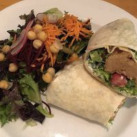 Seitan wrap of the gods at Rise Above in St Catharines