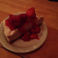 Strawberry cheesecake at Rise Above in St Catharines