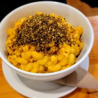 Lg Mac n Cheese with crumb broccoli topping at Rise Above in St Catharines