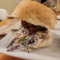 Nashville style seitan sandwich at Rise Above in St Catharines
