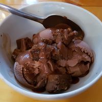 Chocolate ice cream at Rise Above in St Catharines