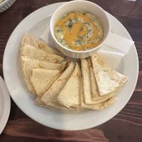 Spinach and artichoke dipp  at Rise Above in St Catharines