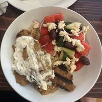 Souvlaki bowl  at Rise Above in St Catharines