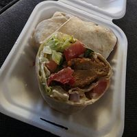 Seitan Wrap at Rise Above in St Catharines