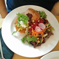 burger at Rise Above in St Catharines